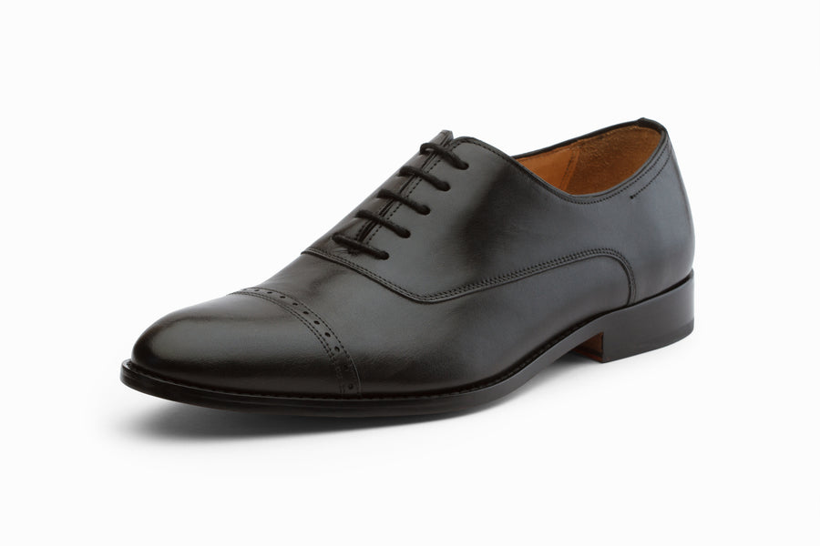 Cap Toe Oxford - Black (US 9 Only)