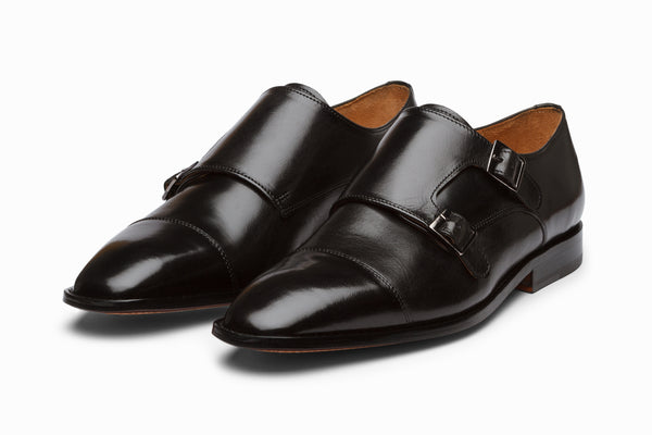 Buy Triple Stitch Cap Toe Oxford - Black colour shoe for men online ...