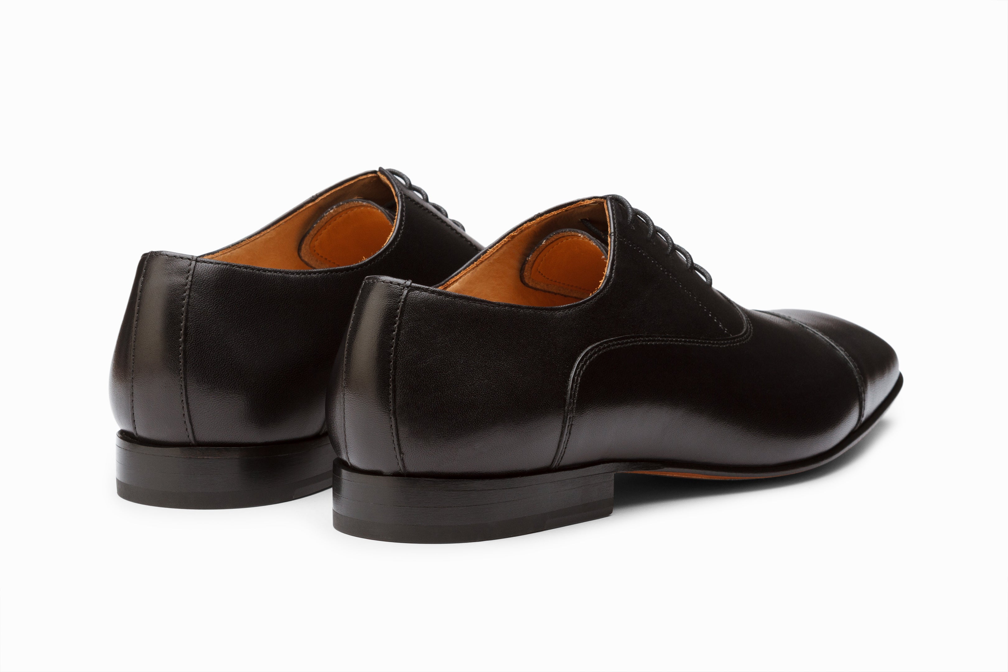 Mens 3DM Oxford Buy Triple Stitch Cap Toe Oxford - Black colour shoe for men  main image 4