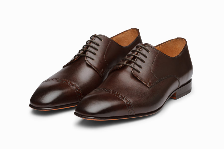 Captoe Derby - Dark Brown