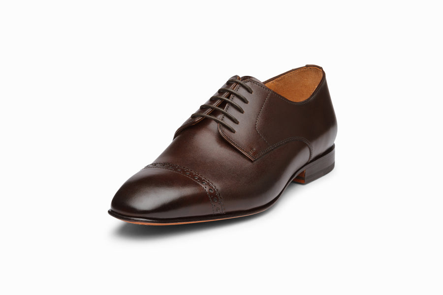 Captoe Derby - Dark Brown