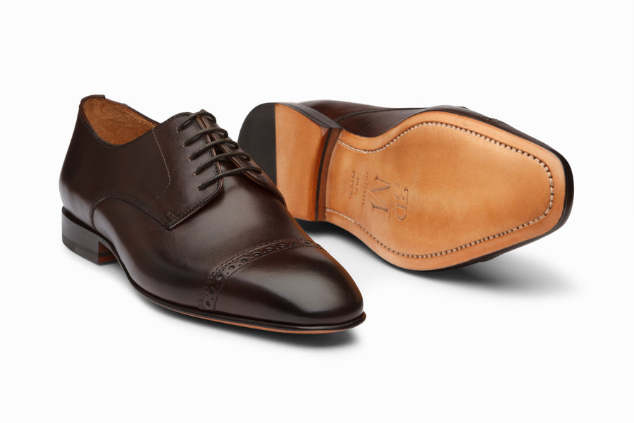 Captoe Derby - Dark Brown