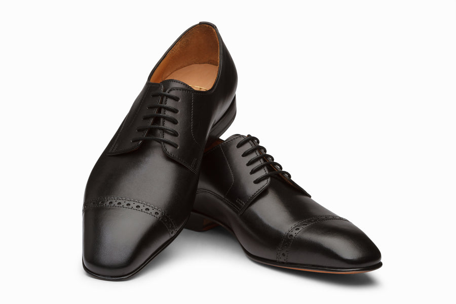 Captoe Derby - Black