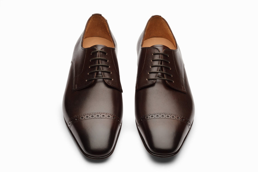 Captoe Derby - Dark Brown