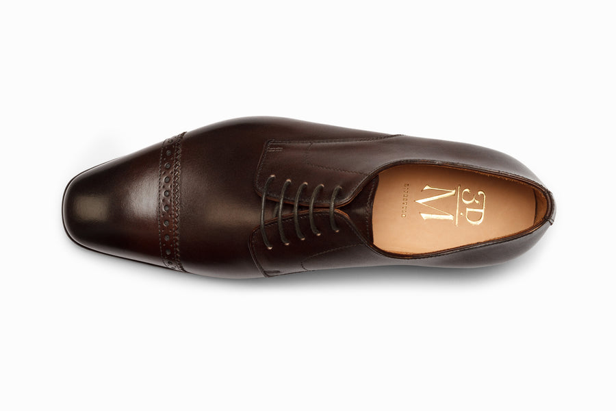 Captoe Derby - Dark Brown