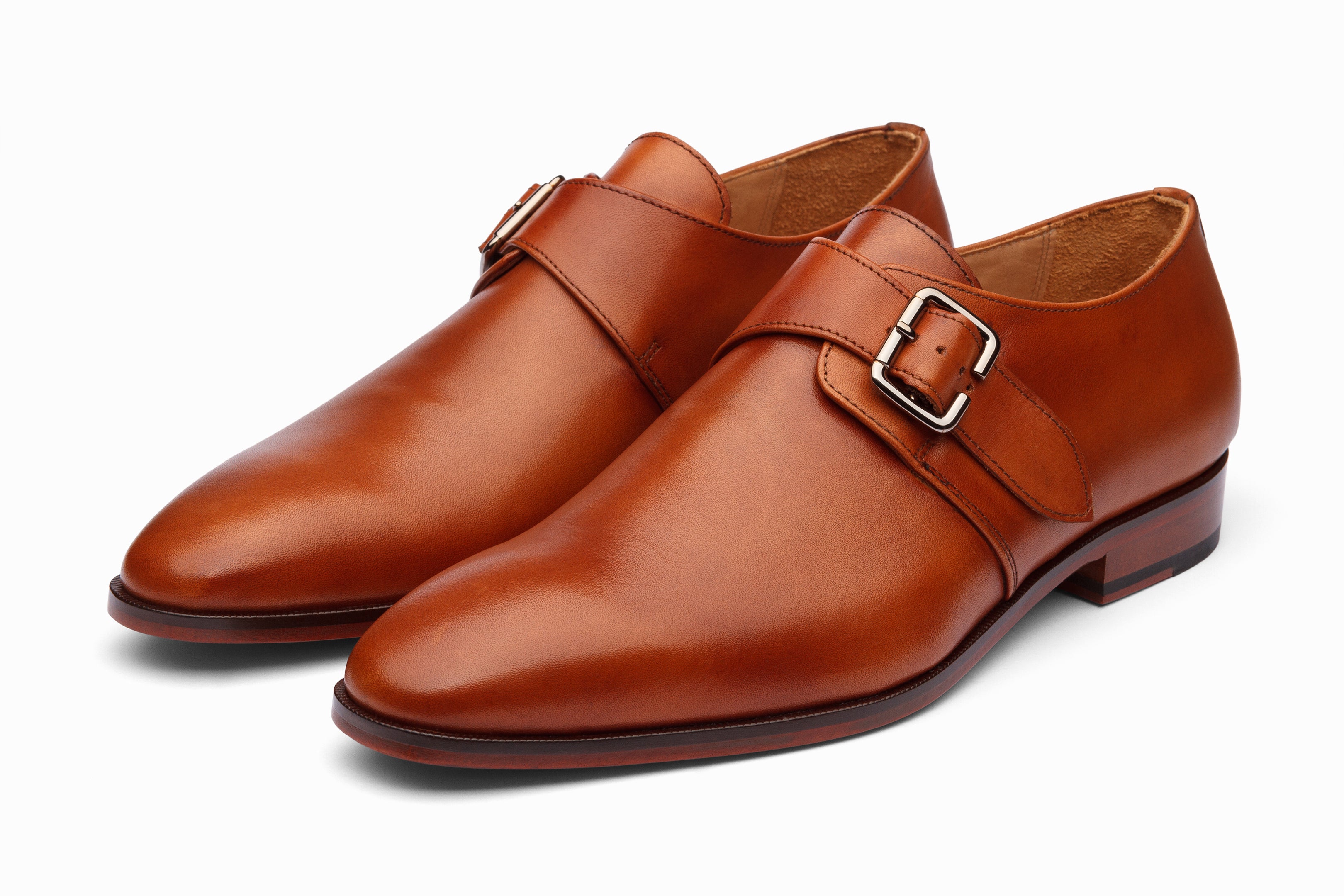 Single Monkstrap Tan | Handcrafted Full-Grain Leather | 3DM – 3DM