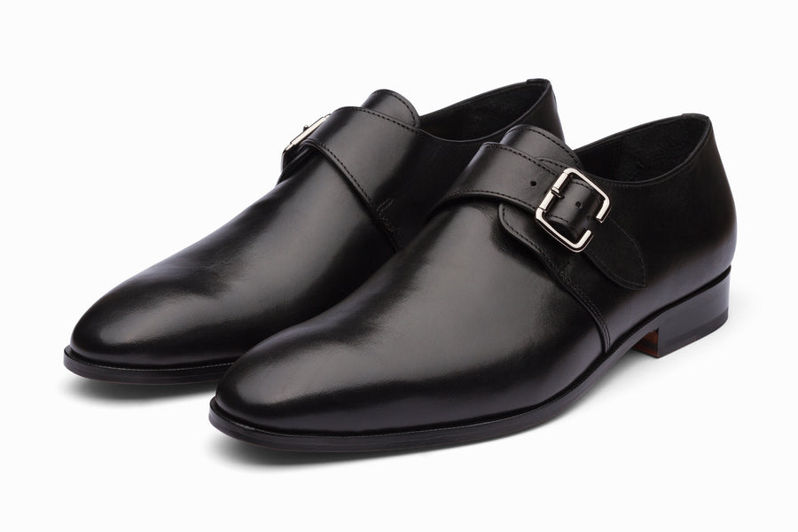 Buy Single Monkstrap - Black colour shoe for men online UK 13 / US 14 / EUR 47 / Black Buy Single Monkstrap - Black colour shoe for men online UK 13 / US 14 / EUR 47 / Black