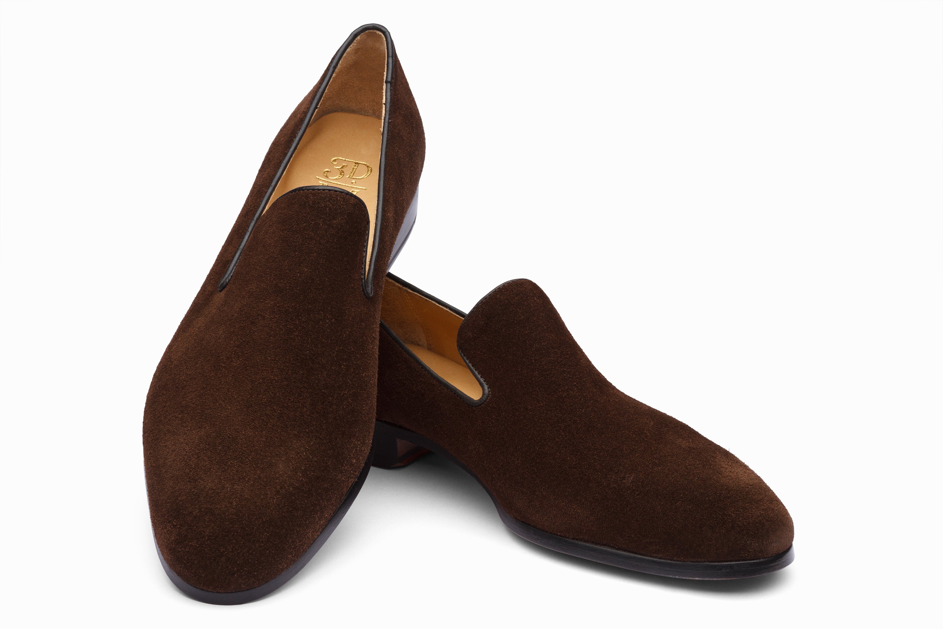 Gravati 16063 Mens Slip On Loafer Moccasins Suede Brown Leather‎ Size 10 Medium Twisted X Men main image 4