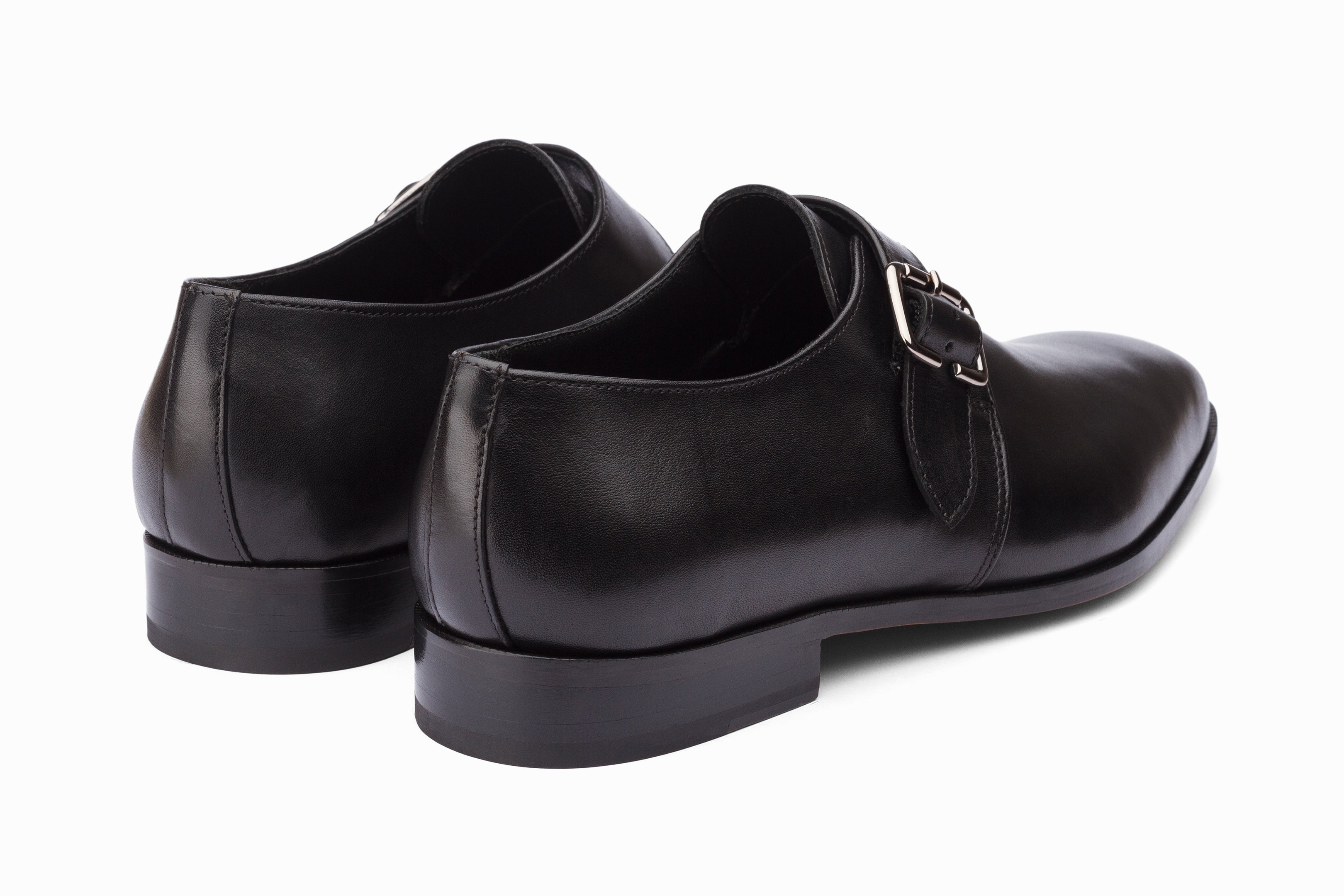 Single Monkstrap Black | Handcrafted Full-Grain Leather  display picture 1