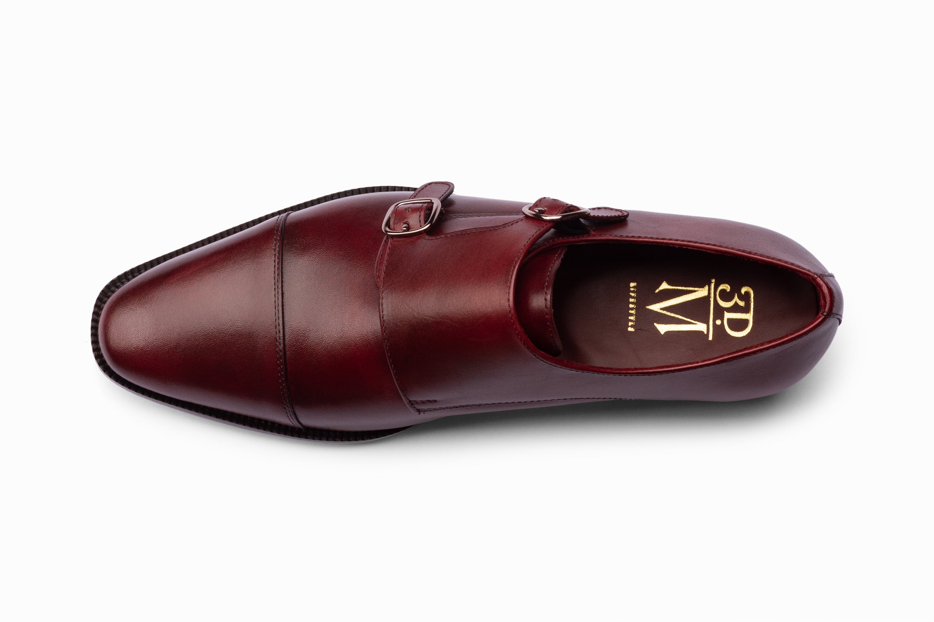 Toecap Double Monks Dark Burgundy | Handcrafted | 3DM Lifestyle Toecap Double Monks Dark Burgundy | Handcrafted | 3DM Lifestyle