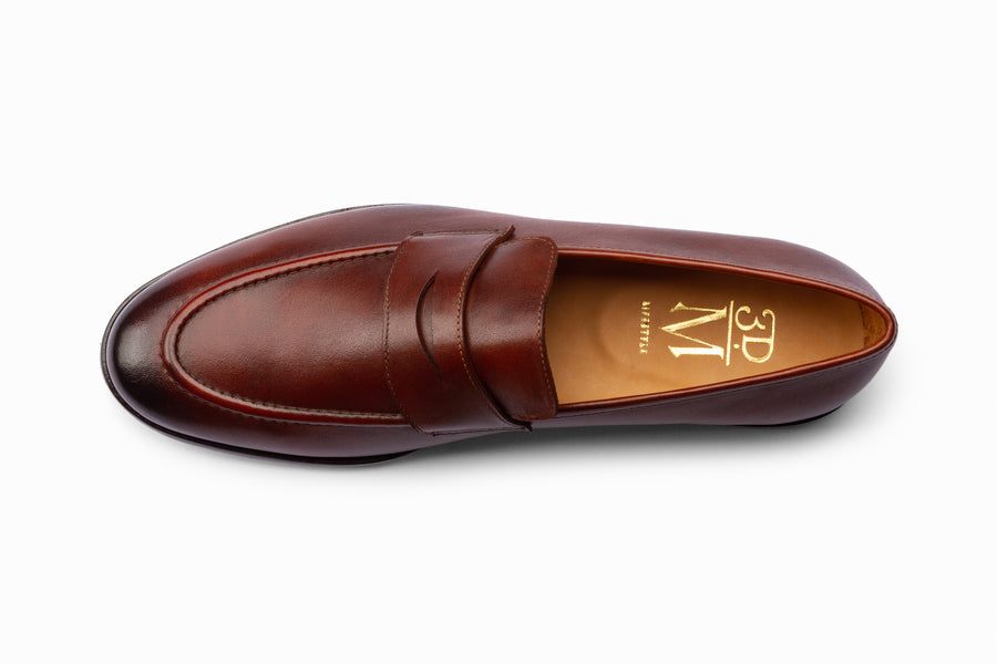 Penny Loafer Brown | Handcrafted Full-Grain Leather | 3DM 3DM Lifestyle Penny Loafer Brown | Handcrafted Full-Grain Leather | 3DM 3DM Lifestyle
