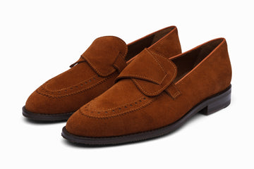 Butterfly Loafers - Brown Suede