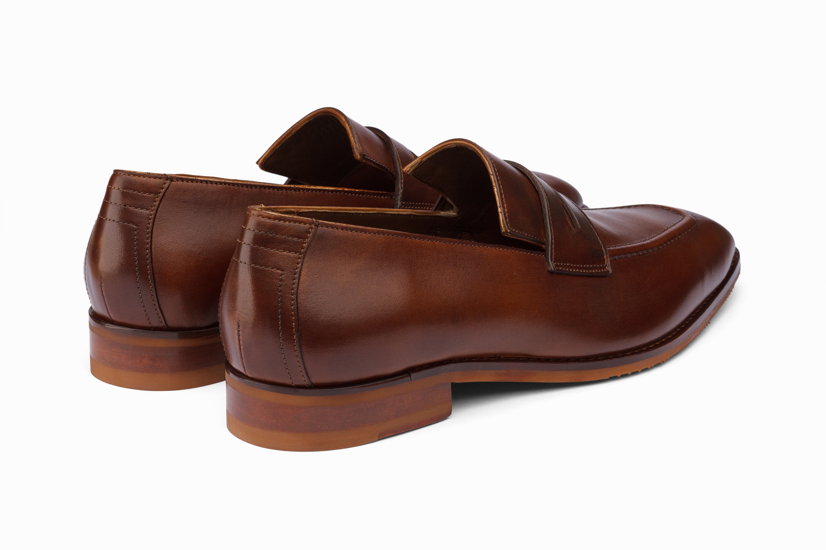 Vegano Penny Loafers Tobacco | Vegano Calfskin | 3DM Lifestyle