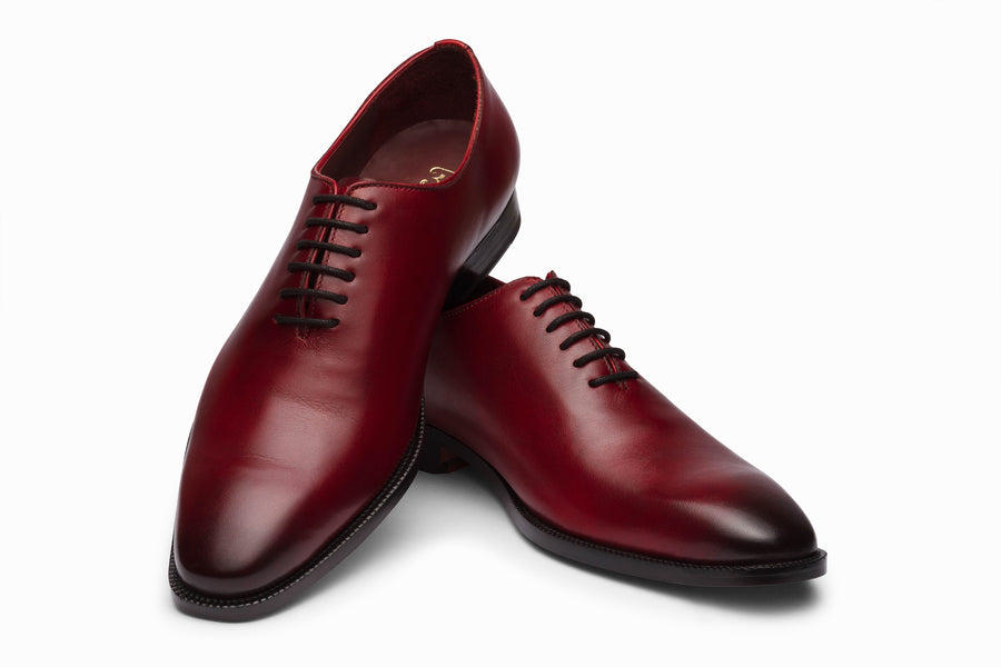 Plain Wholecut Oxford - Dark Oxblood