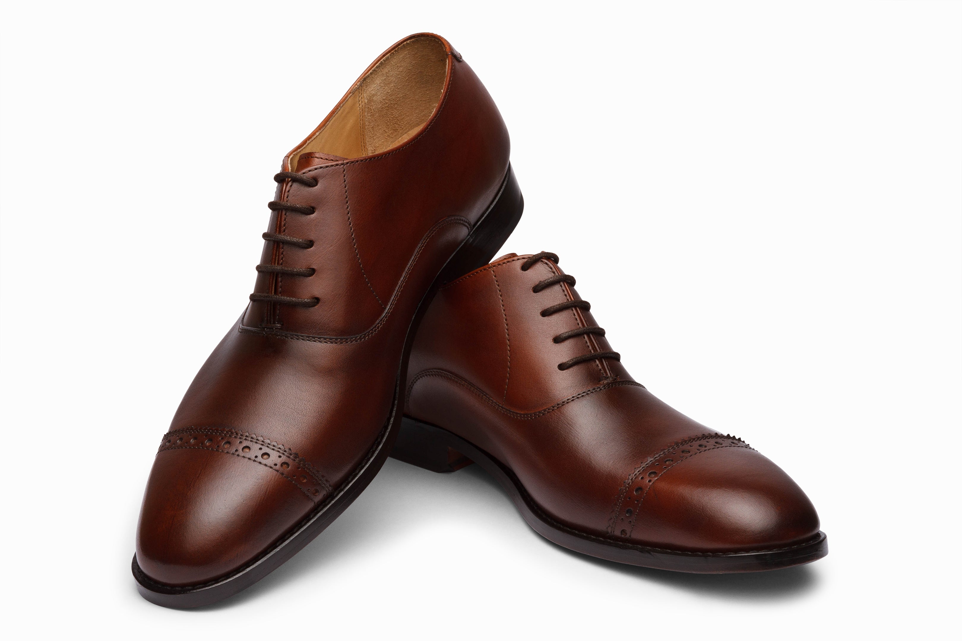 Quarter Brogue Oxford Brown | Men's Dress Shoe | 3DM Lifestyle