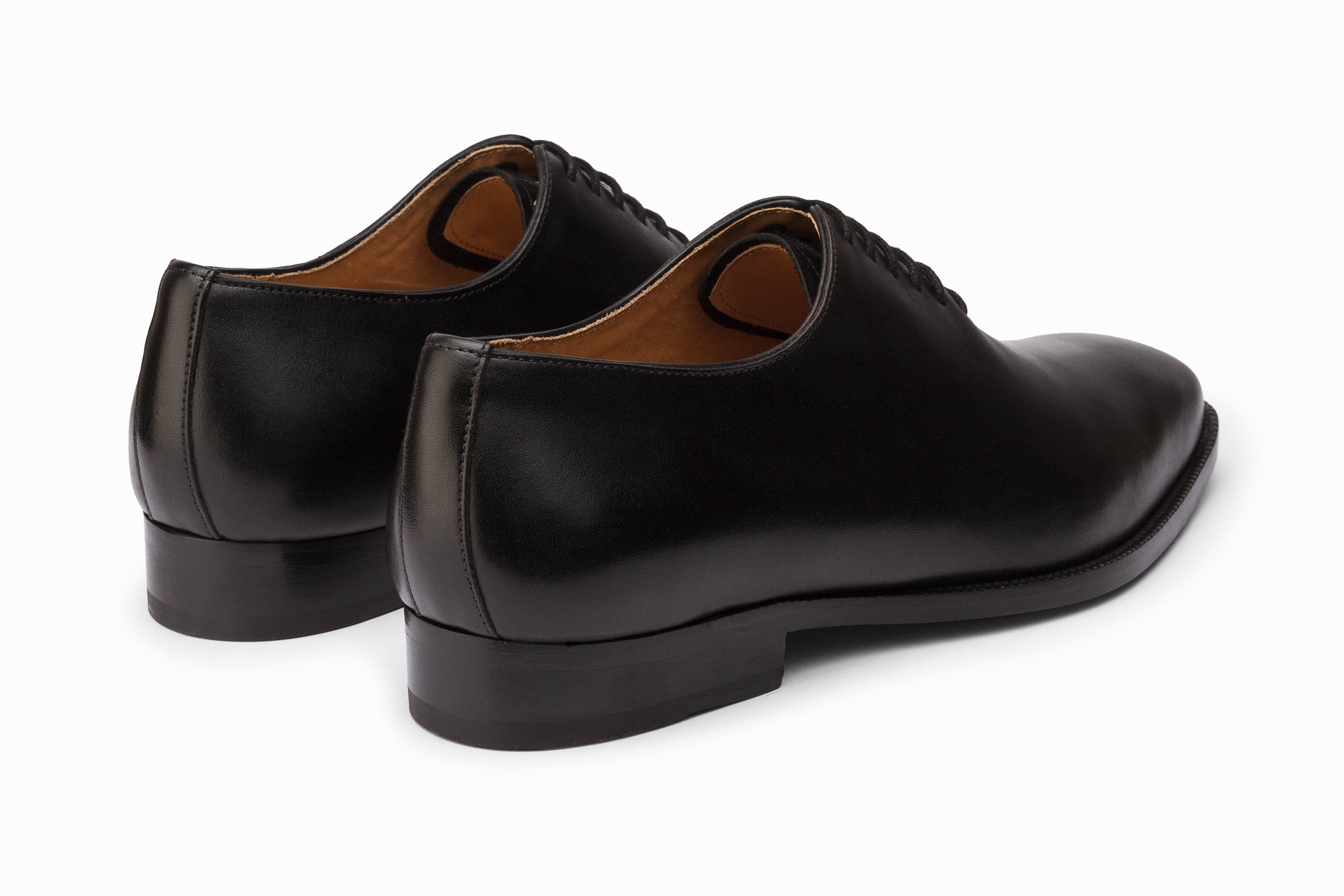 Wholecut Oxford Black | Handcrafted Full-Grain Leather