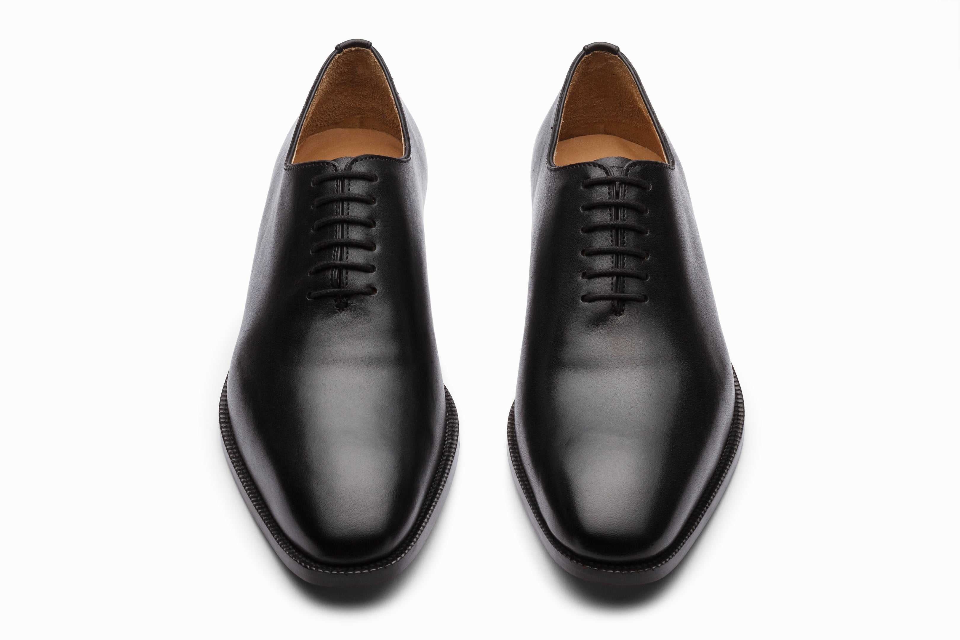 Wholecut Oxford Black | Handcrafted Full-Grain Leather