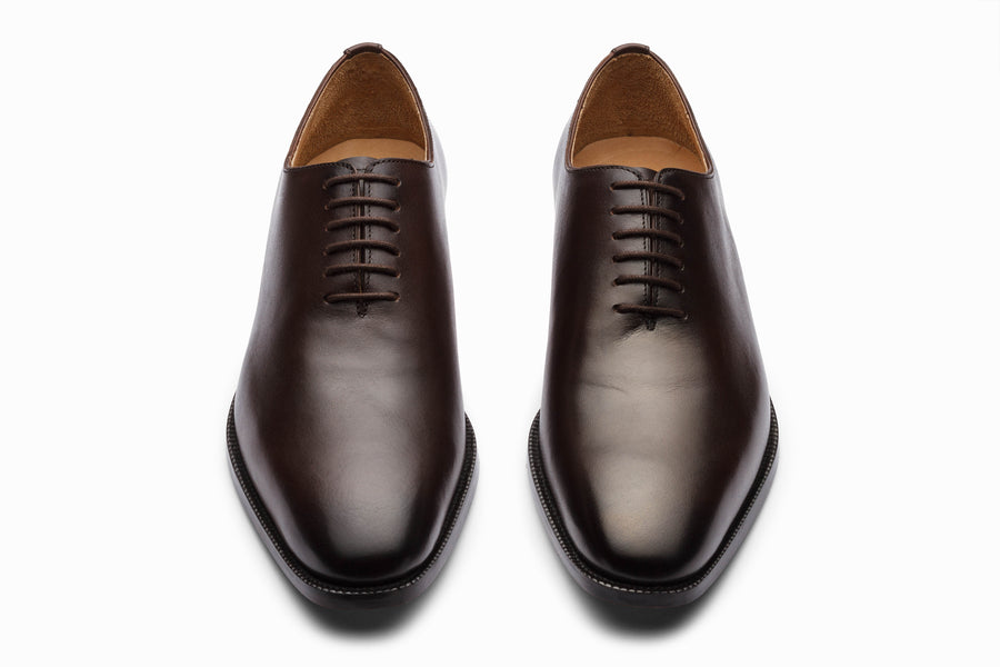 Wholecut Oxford Dark Brown | Handcrafted Full-Grain Leather Wholecut Oxford Dark Brown | Handcrafted Full-Grain Leather
