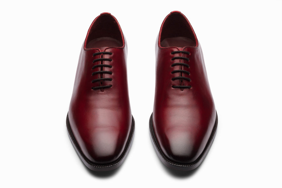 Plain Wholecut Oxford - Dark Oxblood