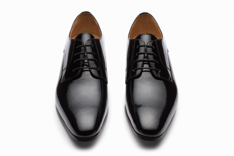 Plain Derby Patent Black | Mirror-Shine Plain Derby Patent Black | Mirror-Shine