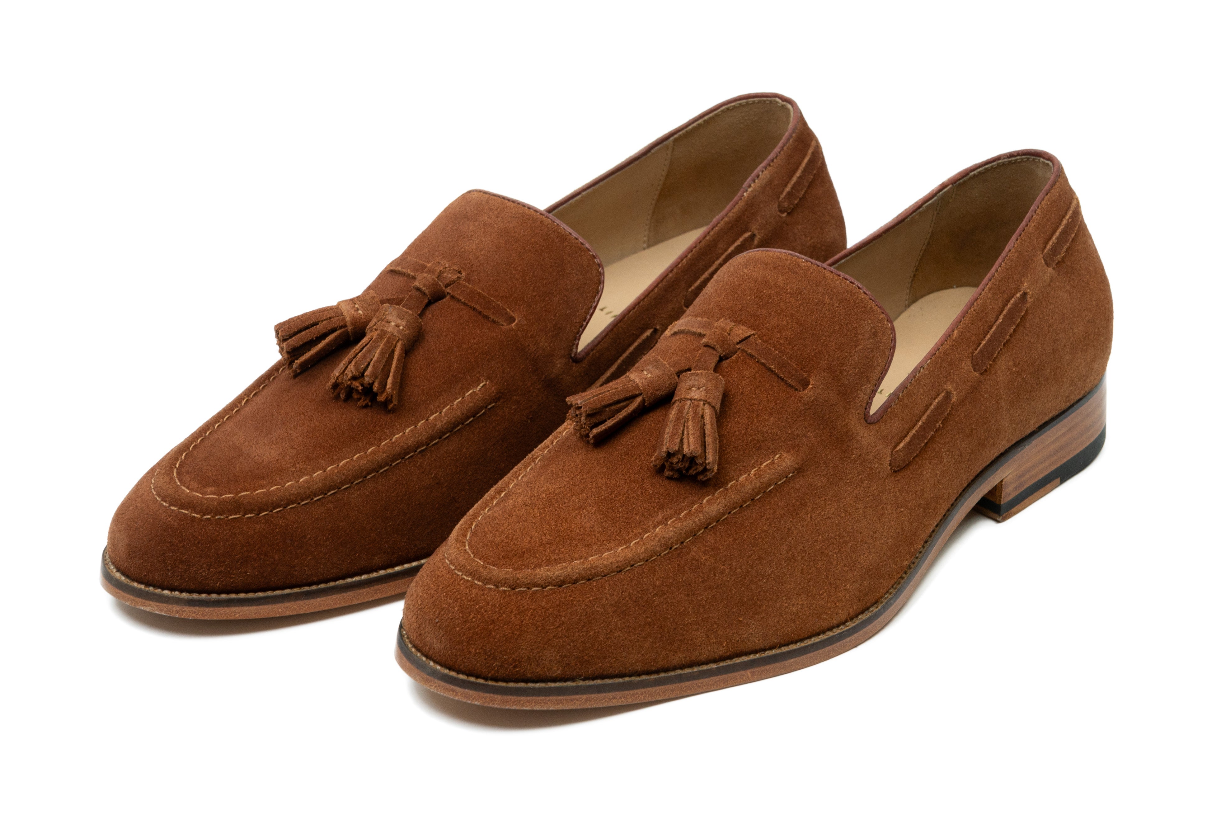 3DM Lifestyle Brown Suede Tassel Loafers Hand Built Leather Sole Size 13 - 13.5 20210618_3dm_0071rt_3240x2160_  main image 2