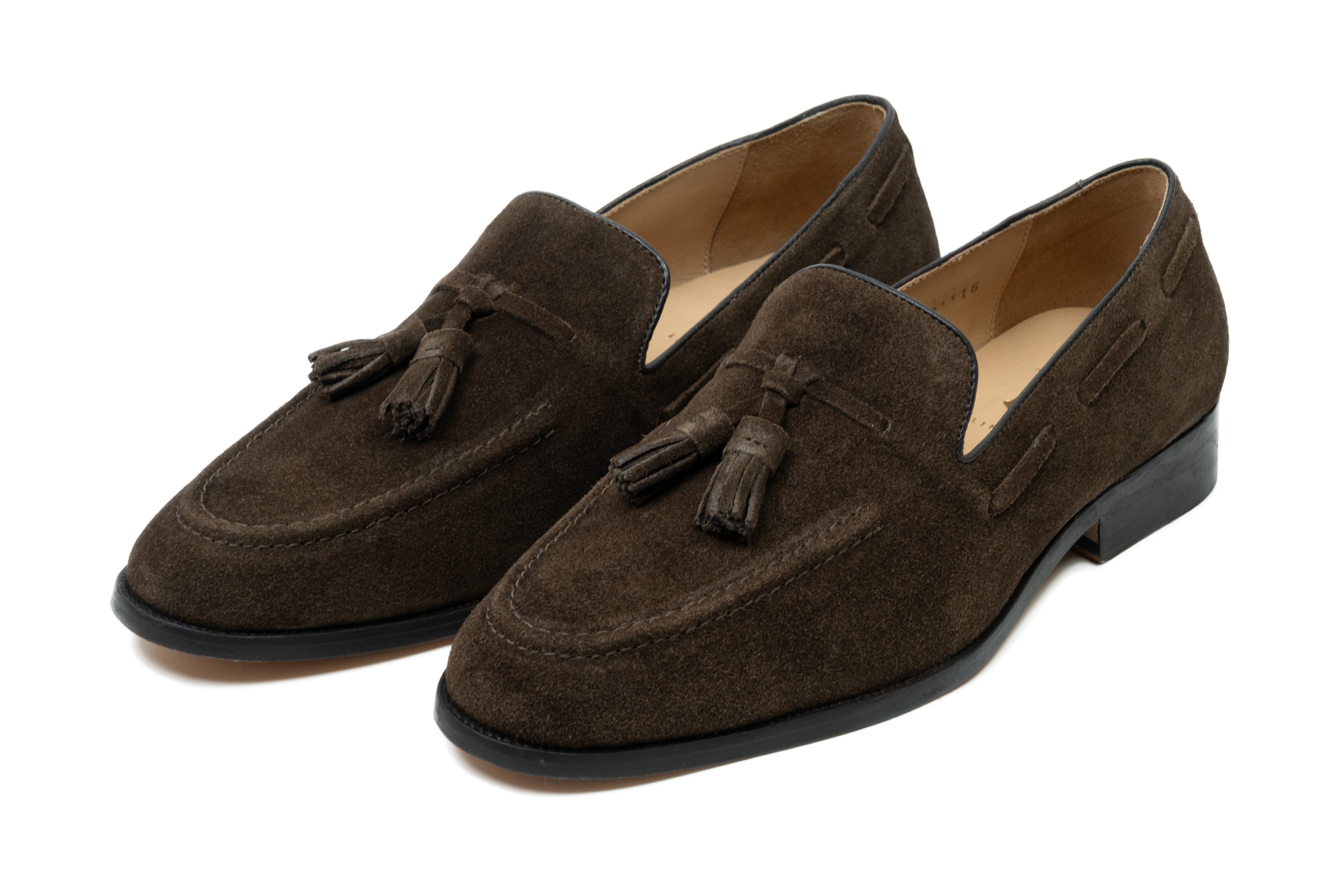 dark brown dress loafers Tassel Suede | Handcrafted plus size dresses Vivid Eden Women's Off-Shoulder Color:01 Purple day wear