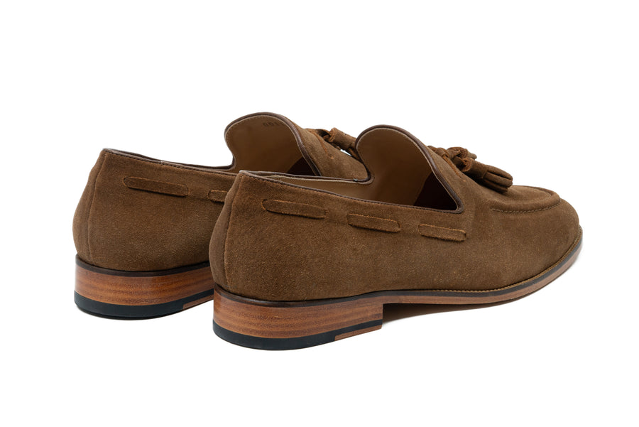 tobacco suede Double Face Faux With the Original Waxed Suede Chelsea boots Tobacco Raw Suede Overshirt