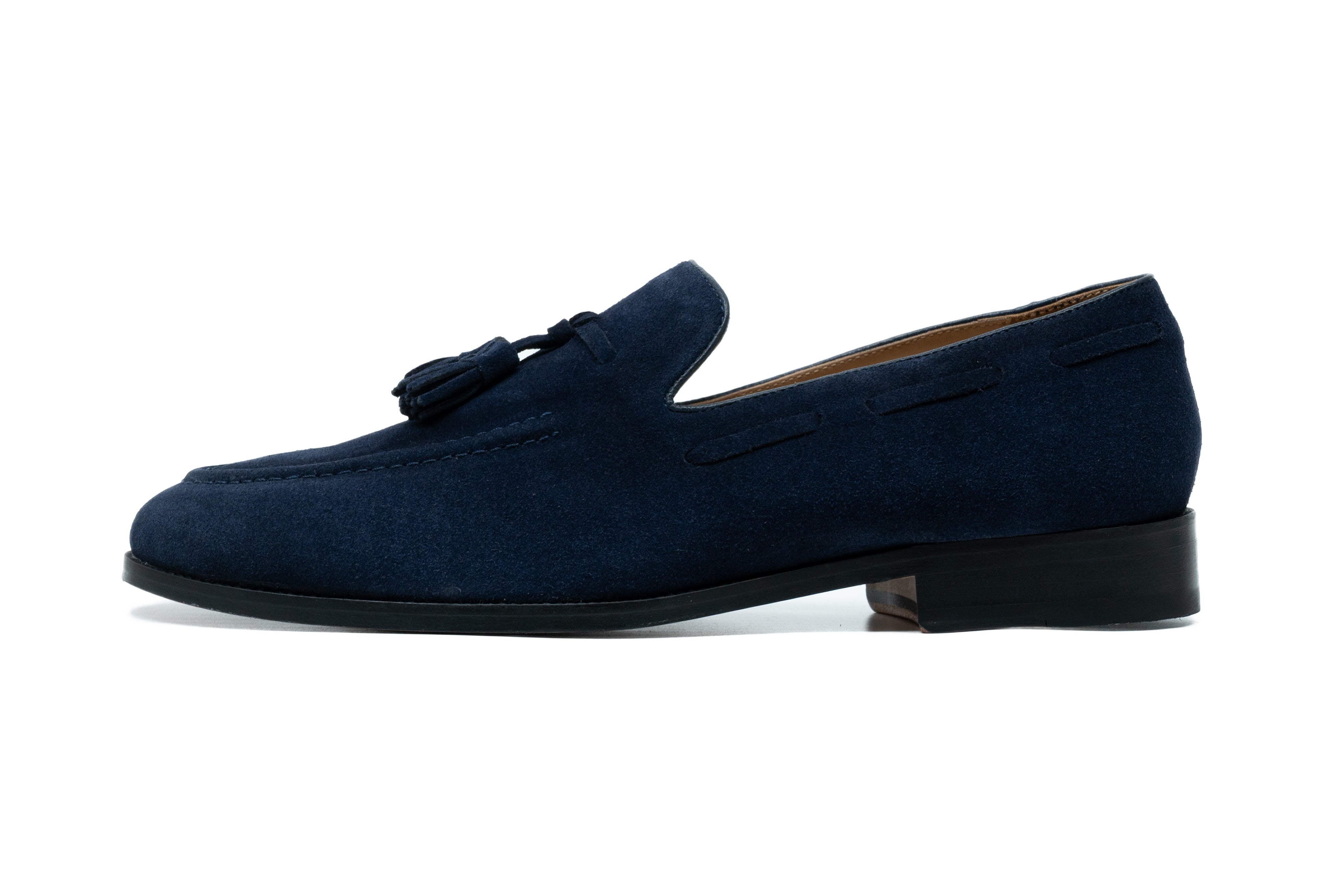 Polo Ralph Lauren Men\'s Navy Suede Tassel Loafers Polo Ralph Lauren Maestra Tassel Suede Loafers | Saks Fifth  main image 4