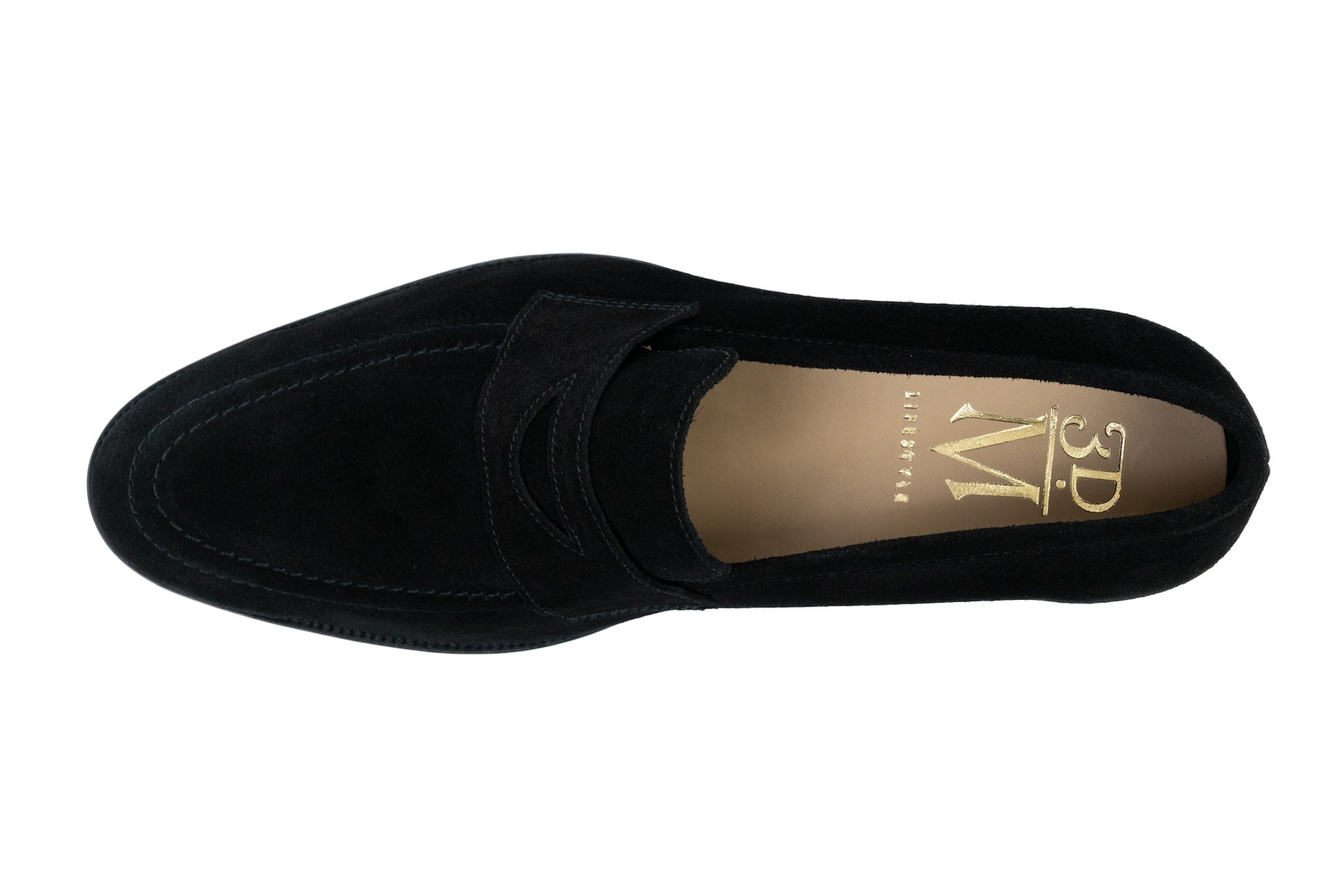 Soft Penny Loafers Black Suede | 3DM Lifestyle