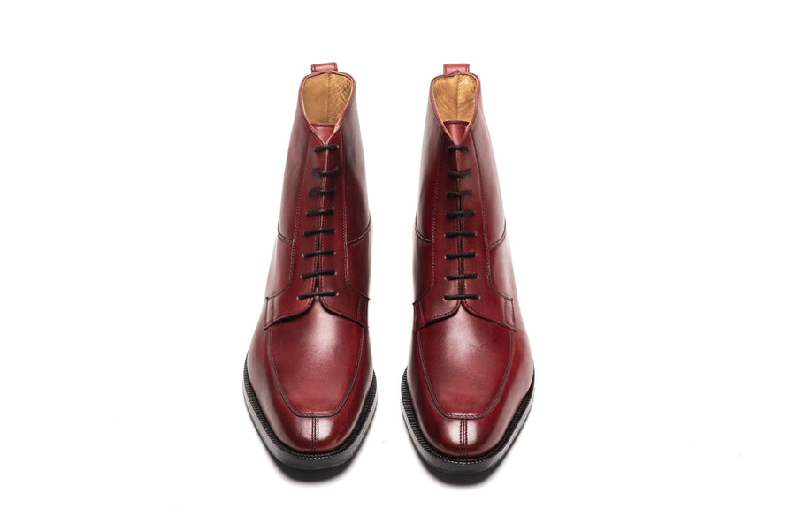 Apron Derby Boot - Dark Oxblood