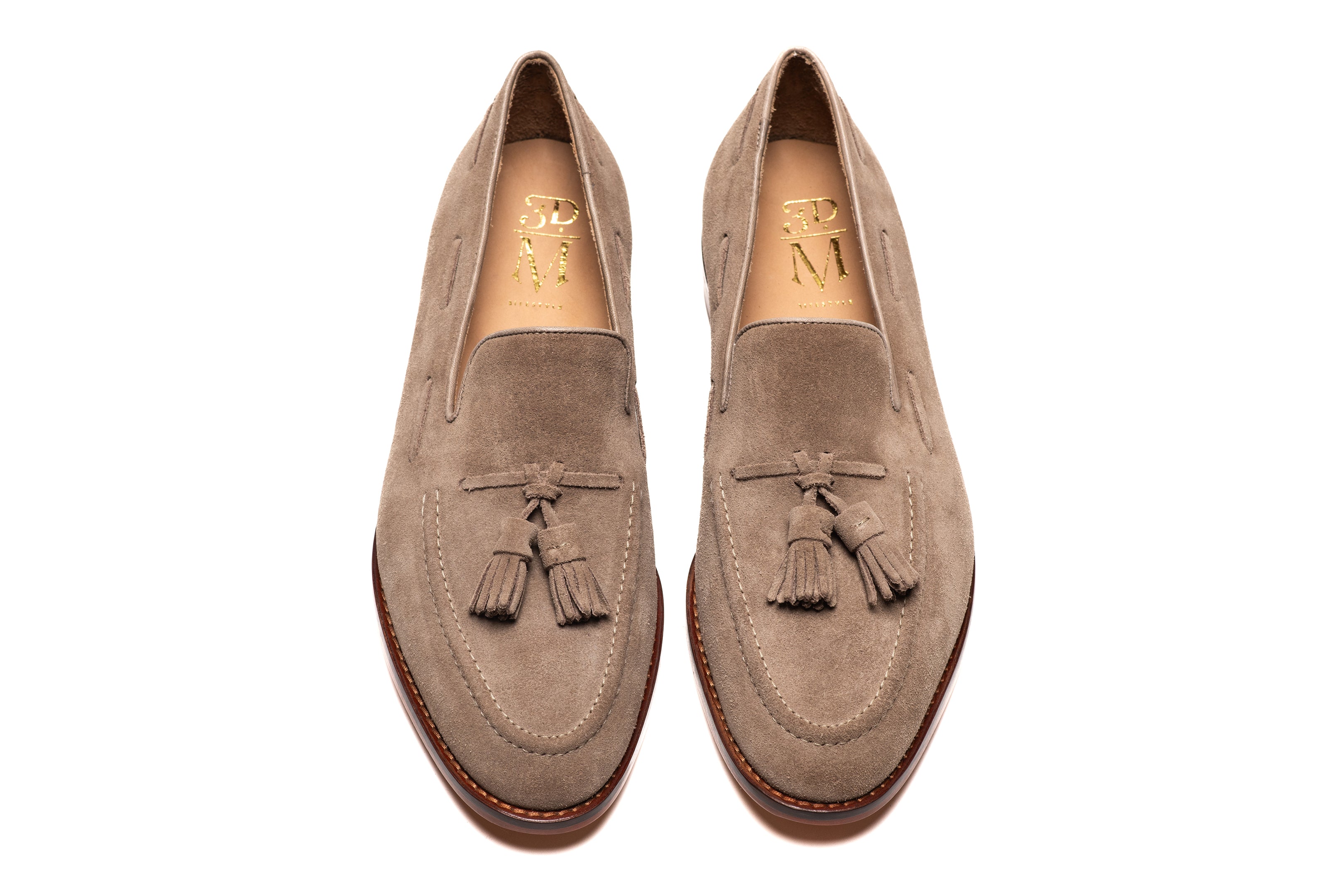 Tassel Loafers - Taupe Suede – 3DM Lifestyle display picture 3