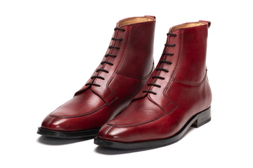 Apron Derby Boot - Dark Oxblood