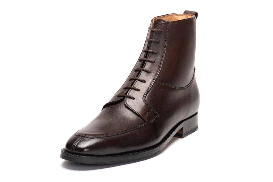 Apron Derby Boot - Dark Brown