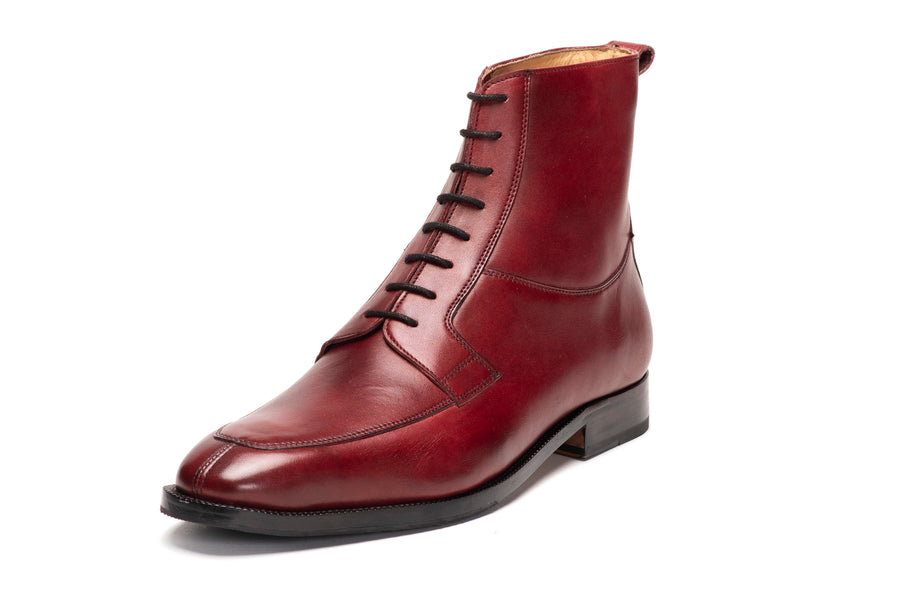 Apron Derby Boot - Dark Oxblood