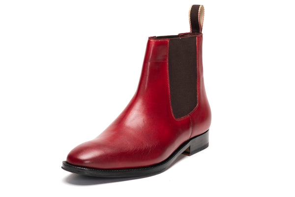 Chisel Toe Chelsea Boot Dark Oxblood | 3DM Lifestyle