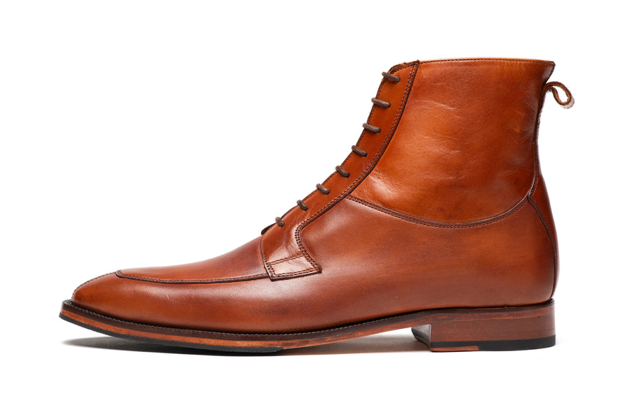 Apron Derby Boot - Tan