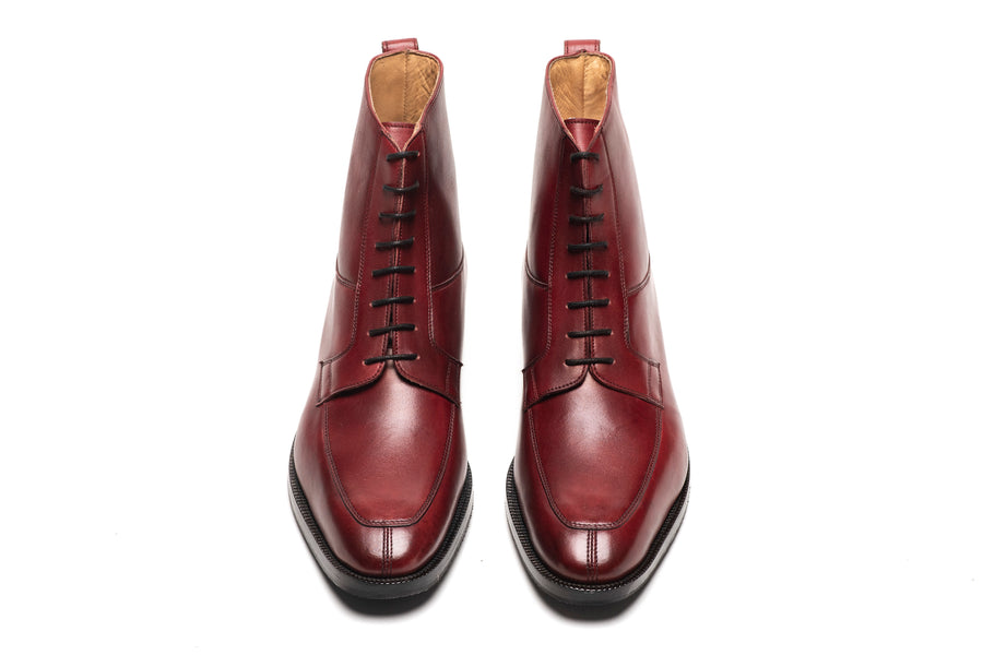 Apron Derby Boot - Dark Oxblood