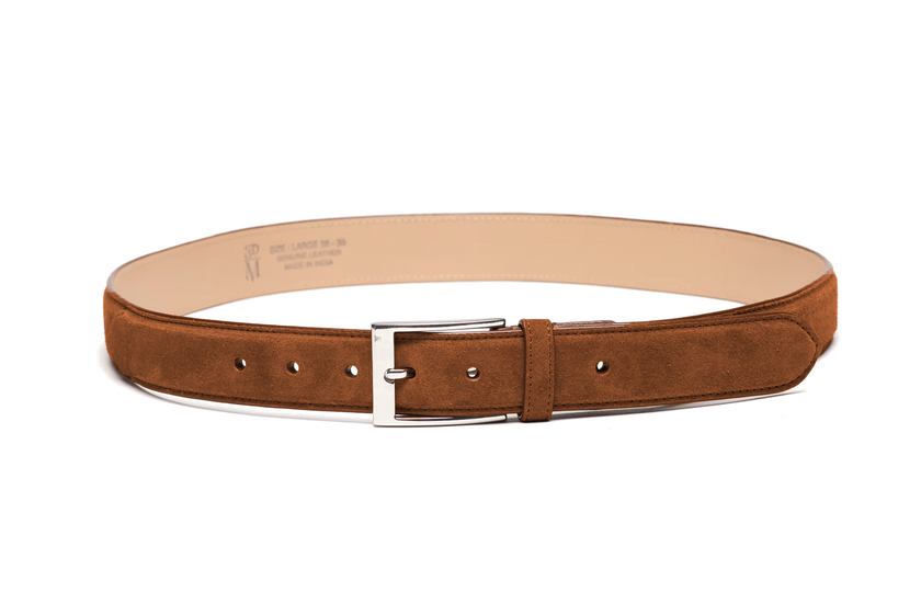 Flat Belt - Copper Suede