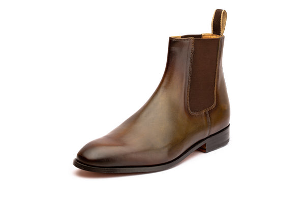 Buy Chelsea Boot - Forest Patina Finish colour shoe for men online ...