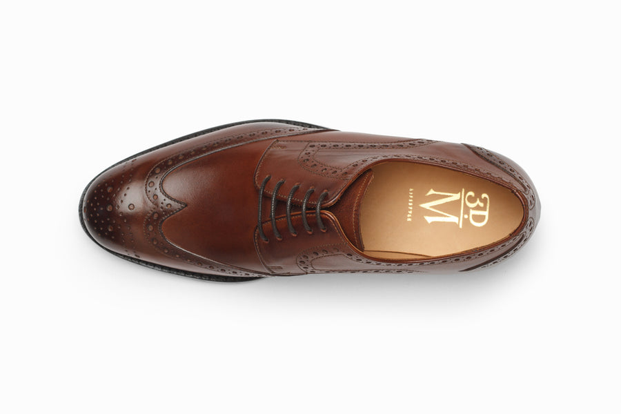 Wingtip Brogue Derby - Brown (US 7 & 12 Only)