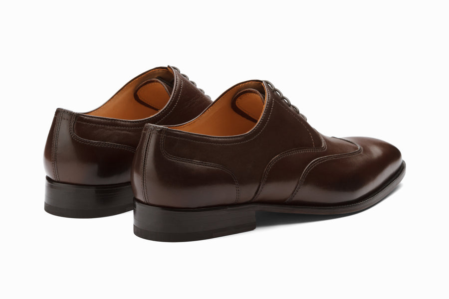 Austerity Brogue Oxford - Dark Brown ( US 12 Only)