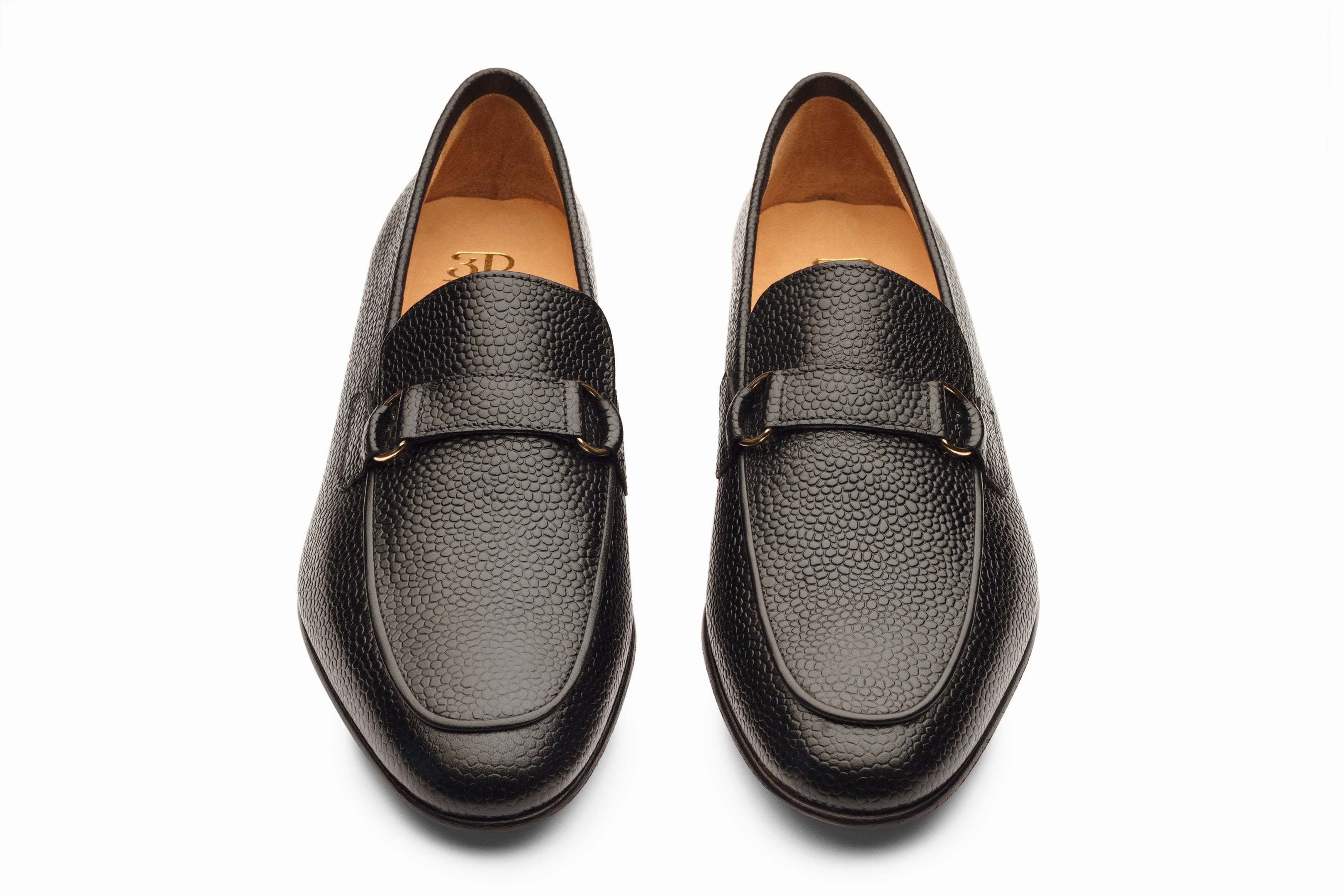 Lorenzo Leather Loafers Black Grain | 3DM Lifestyle display picture 3