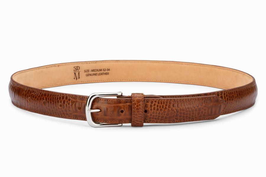 Profile Belt- Croc Brown (Small Only)