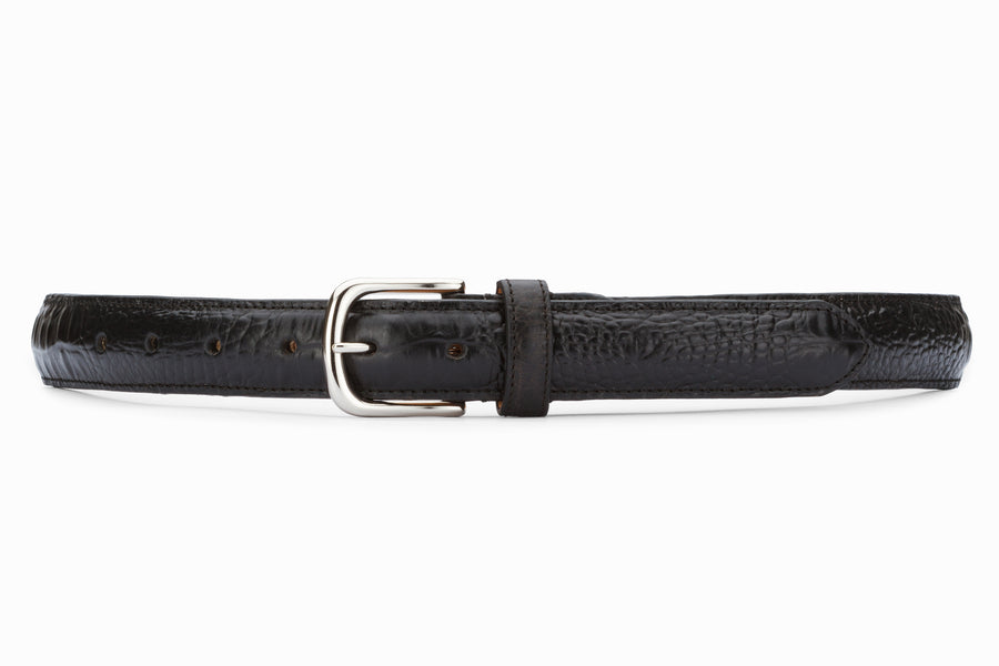 Profile Belt- Croc Black (Small Only)