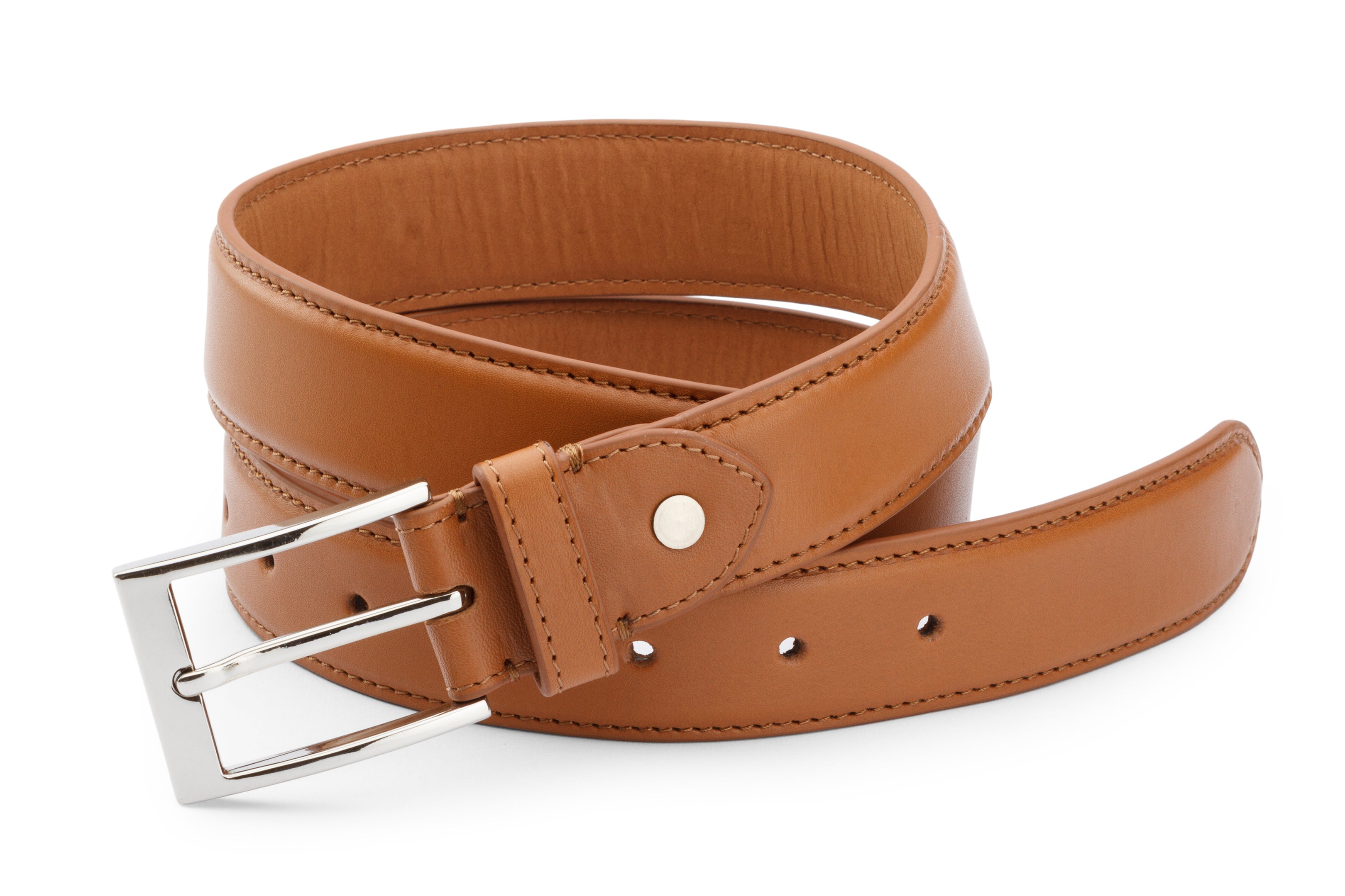 Men's Tan Leather Dress Belt Handcrafted Calfskin | 3DM Lifestyle XXL (44-46) / Tan Men's Tan Leather Dress Belt Handcrafted Calfskin | 3DM Lifestyle XXL (44-46) / Tan