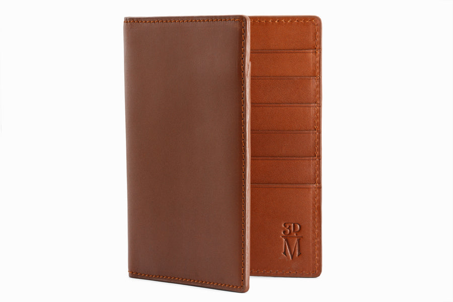 Passport Leather Wallet - Brown