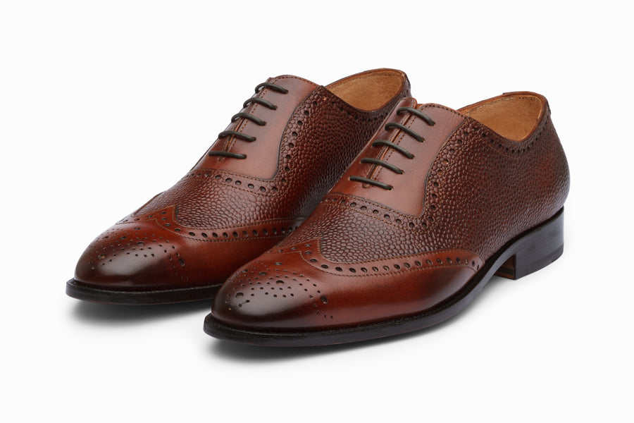 Wingtip Oxford Brogue - Sequoia Grain