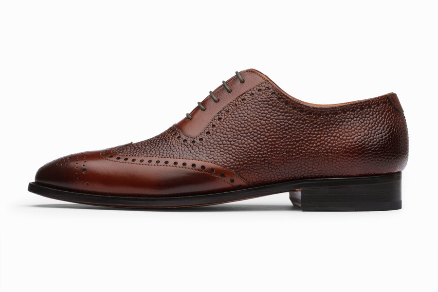 Wingtip Oxford Brogue - Sequoia Grain - MTO 5 Weeks