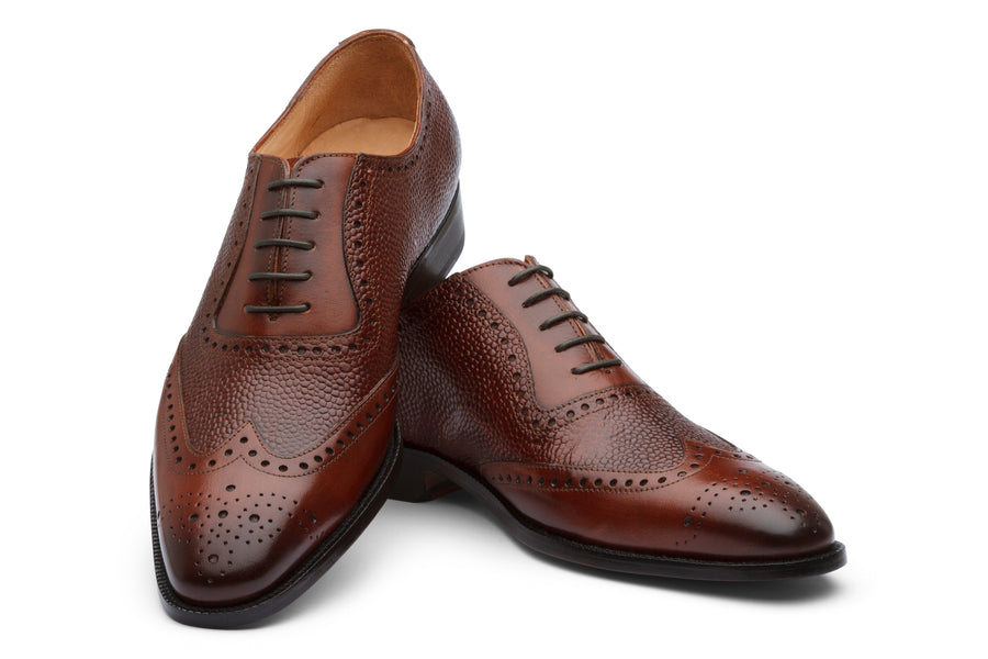 Wingtip Oxford Brogue - Sequoia Grain - MTO 5 Weeks