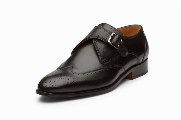 Buy Brogue Monkstraps - Black colour shoe for men online – 3DM Lifestyle